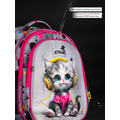Школьный Рюкзак SkyName Кот ортопедический 37х30х16 см (R1-063) + брелок мишка