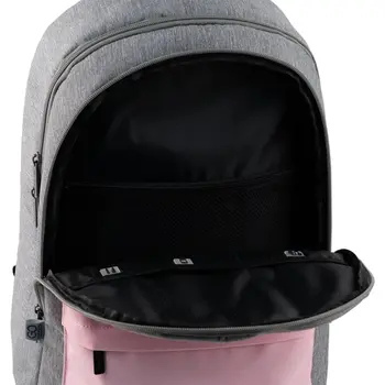 Рюкзак GoPack Education Teens GO24-140L-1 Серо-розовый