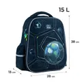 Рюкзак школьный GoPack Education GO24-165M-7 Winner с ортопедической спинкой полукаркасный