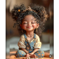 Алмазна мозаїка "Мрійлива дівчинка" S20011 30*40см на підрамнику Dreamtoys