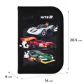 Пенал с карандашами 1отделение 2 отворота Kite HW25-622H-1 Hot Wheels 