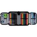 Пенал с карандашами 1отделение 2 отворота Kite HW25-622H-1 Hot Wheels 