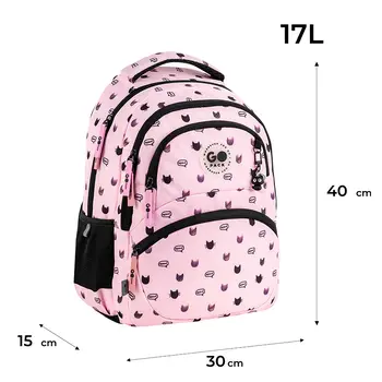 Рюкзак школьный GoPack Education Meow Cats GO26-175M-1