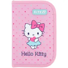 Пенал без наполнения Kite Hello Kitty HK26-622, 1 відділення, 2 відвороти
